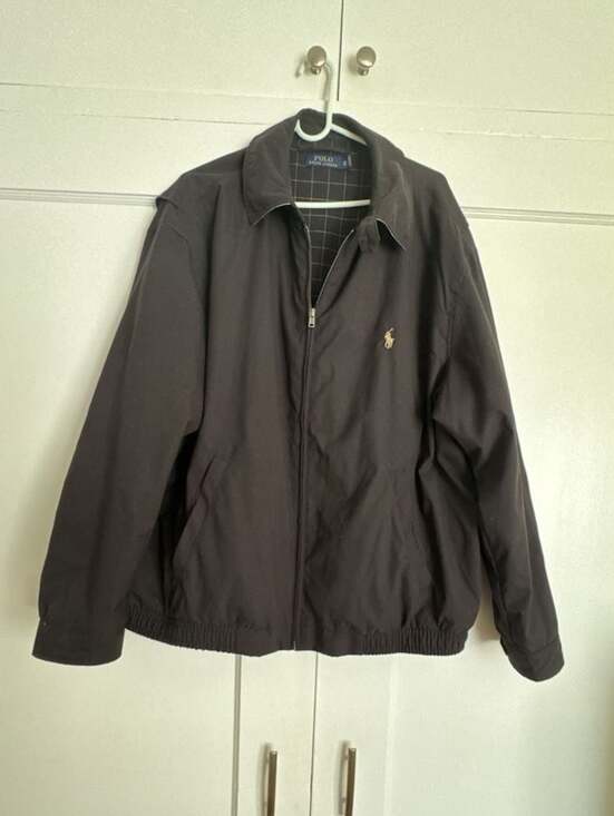 Polo Ralph Lauren Other - Polo Ralph Lauren Black Harrington Bomber Jacket with Plaid Lining 2XB old-money
